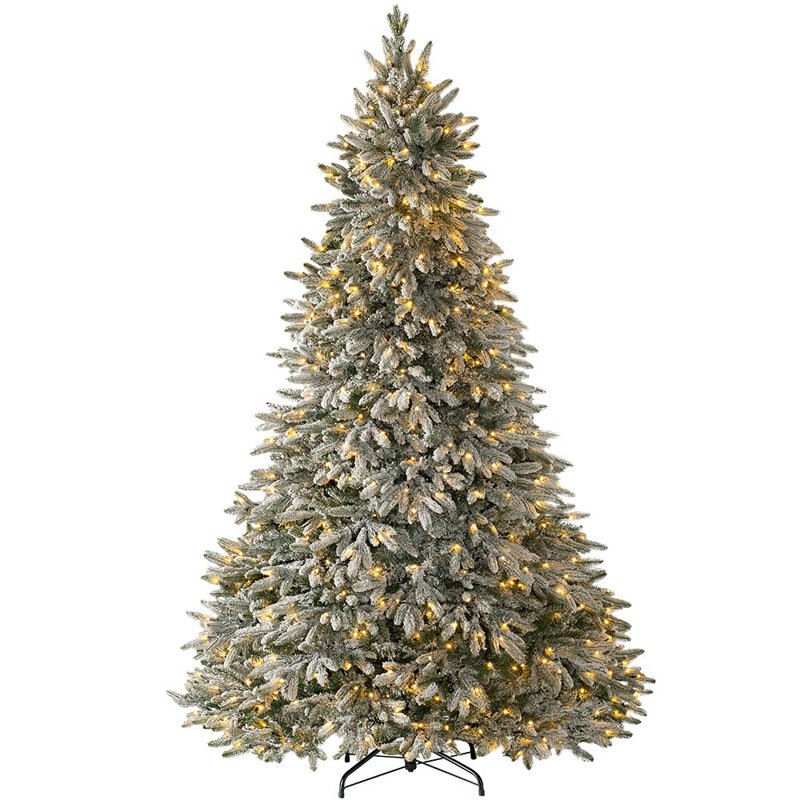 The Seasonal Aisle Frosted Snow White Artificial Christmas Tree Clear